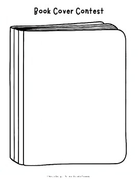 Design Your Own Book Cover Contest Printable Blank Book TPT
