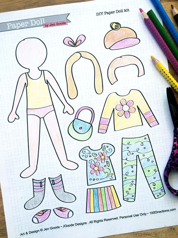 Design Your Own Paper Dolls Printable Printable Word Searches