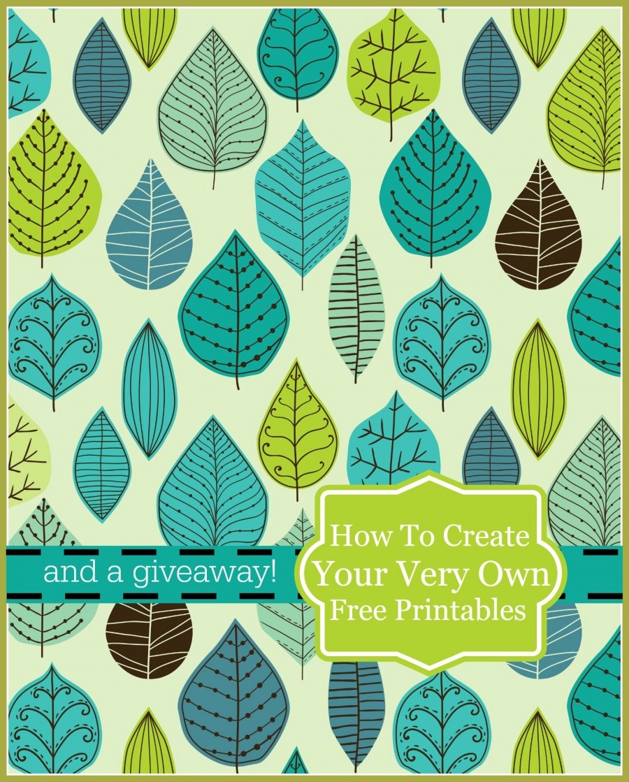 Design Your Own Printables