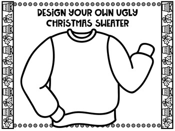 Design Your Own Ugly Sweater Printable And Digital By Ginger Snaps