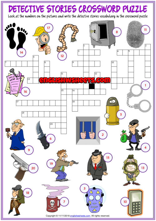 Detective Games For Kids Free Printable