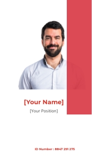 Detective ID Card Template Edit Online Download Example Template