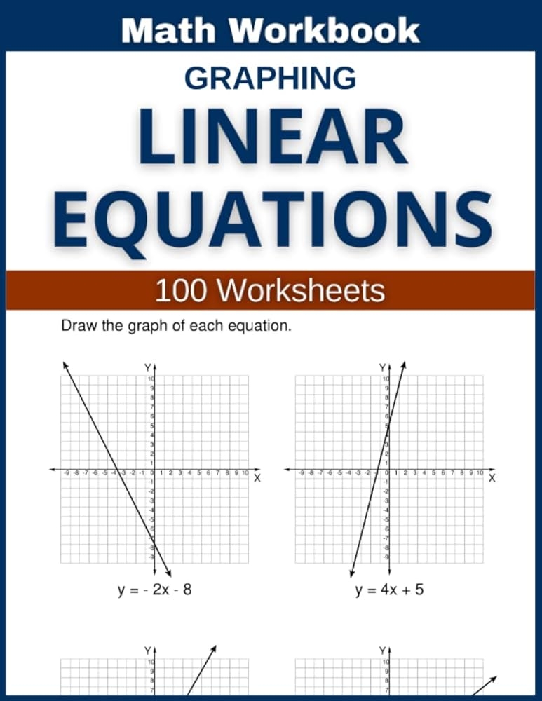 Determining The Equation From A Linear Equation Graph A Worksheets