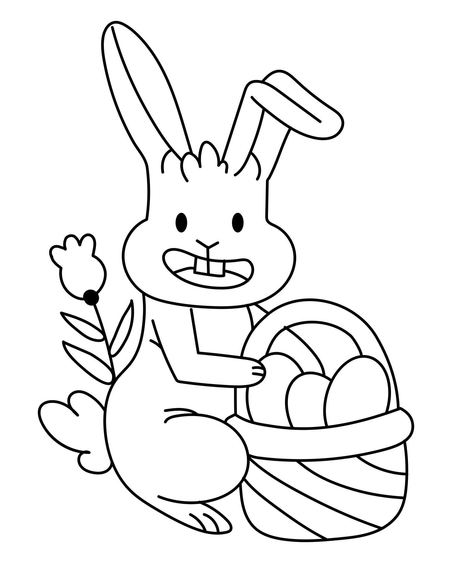 Different Easter Bunnies 7 Free PDF Printables Printablee