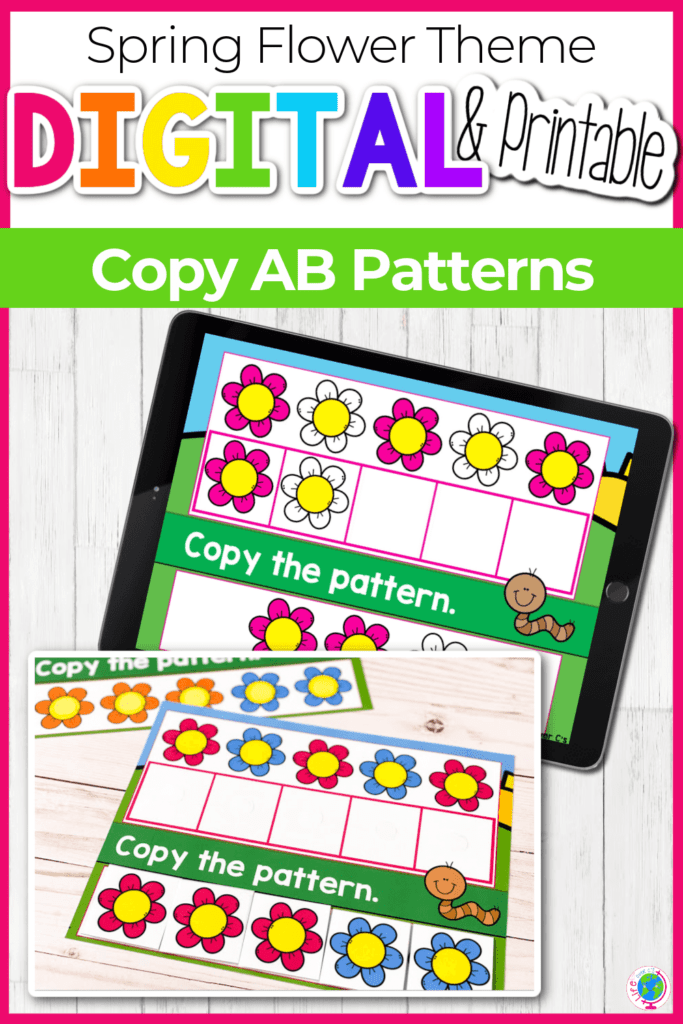 pattern activities for kindergarten printable