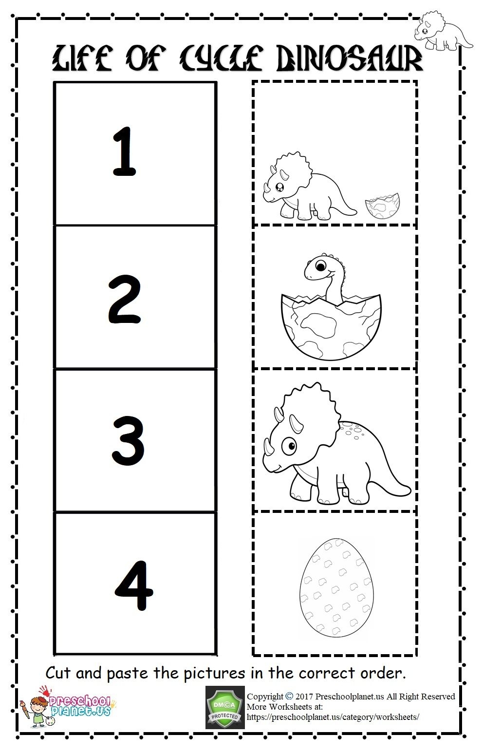 Dinosaur Activities Printable