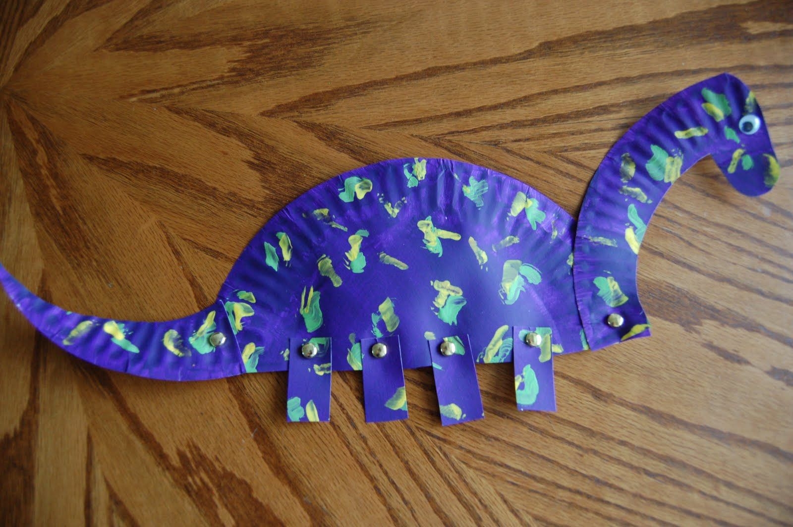 Dinosaur Paper Plate Template Content Calendar Template