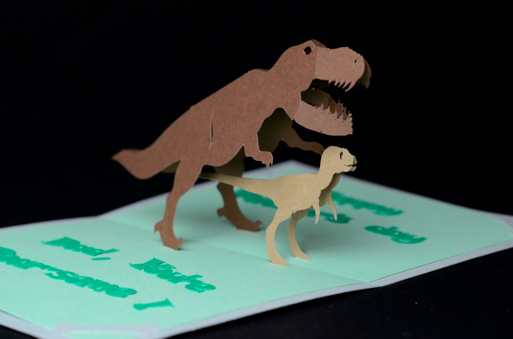 Dinosaur Pop Up Card Template Creative Pop Up Cards