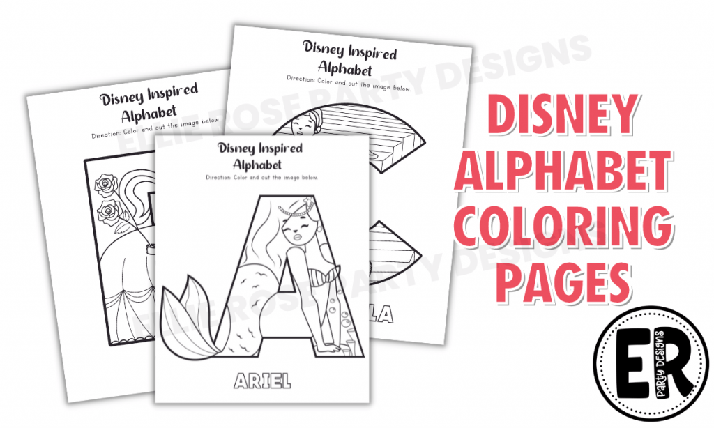 Disney Alphabet Letters Printable Coloring Pages Infoupdate