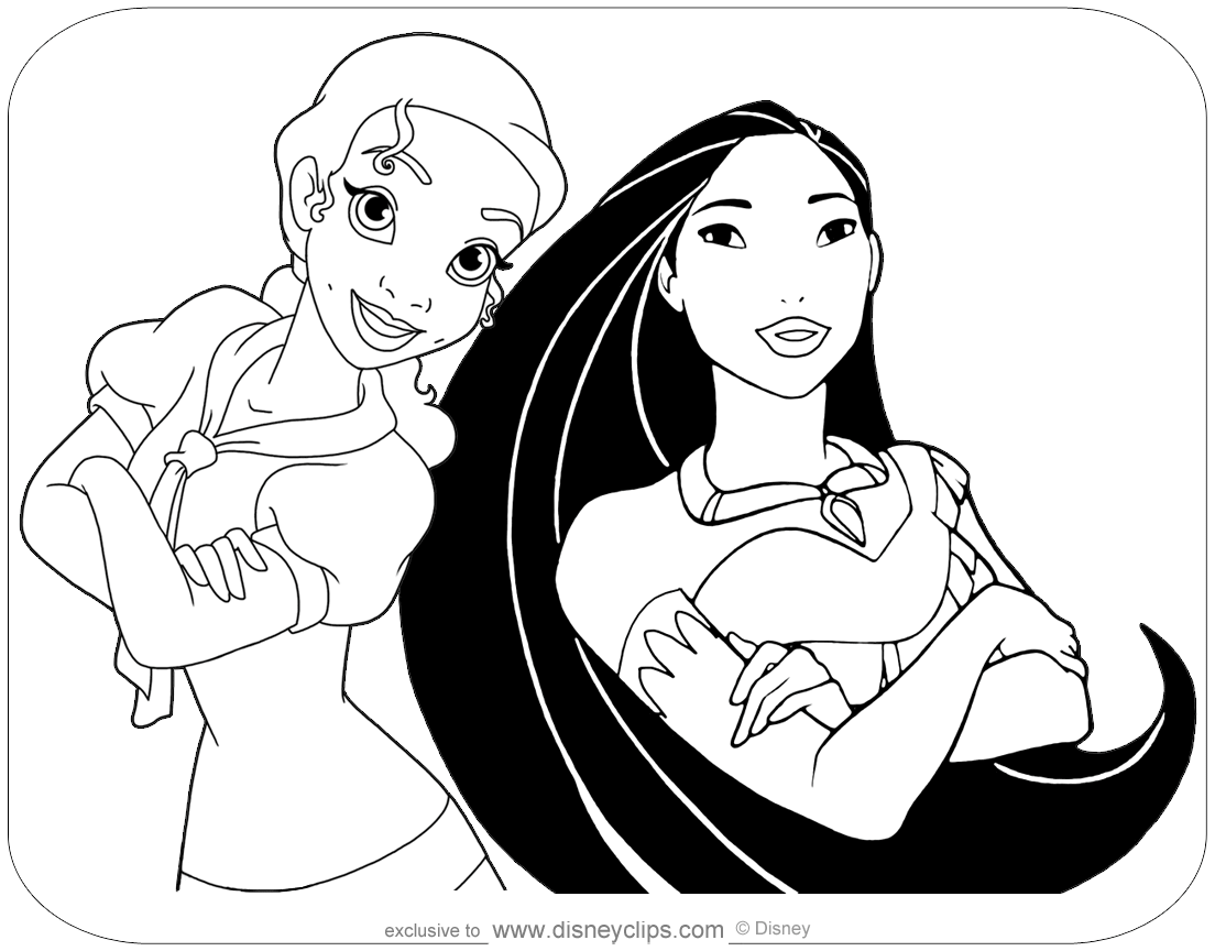 Disney Princess Coloring Sheets Free Printable Free Coloring Sheet 
