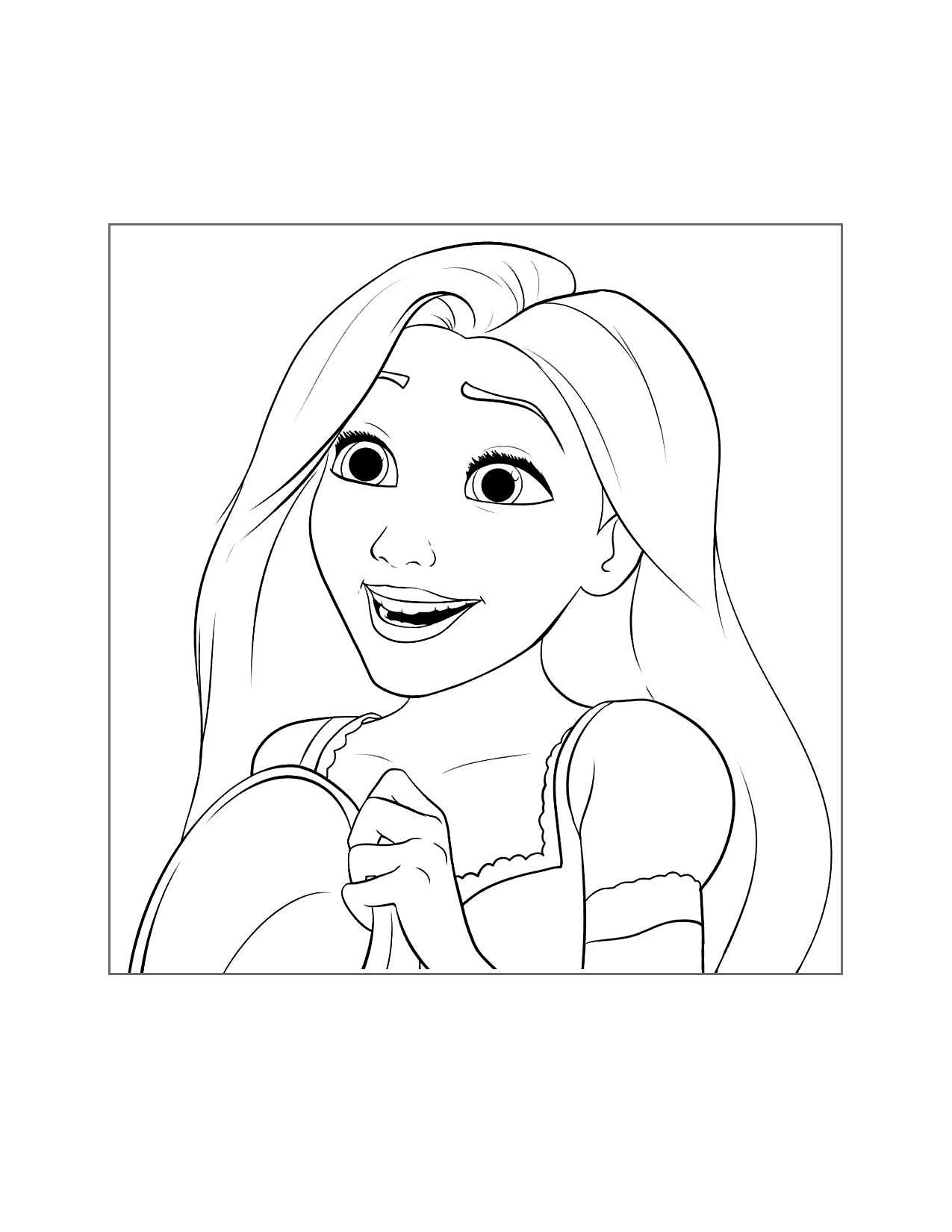 Disney Rapunzel Colouring Pictures To Printable Infoupdate