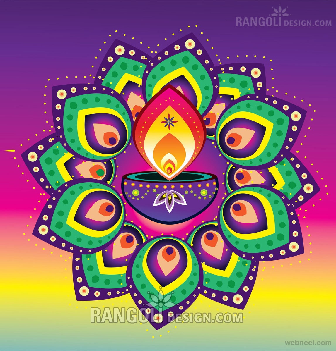 Diwali Rangoli Designs 5 Full Image