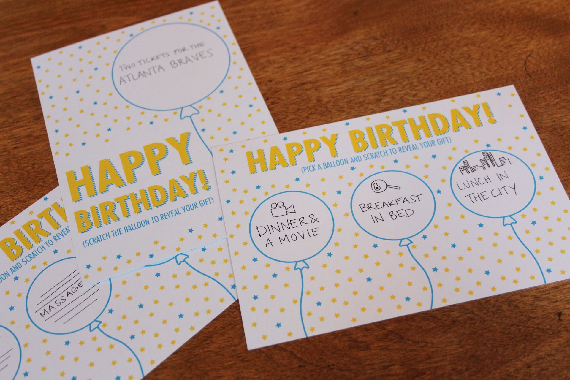 DIY Birthday Scratch Off Card Free Printable Alexandra Adams