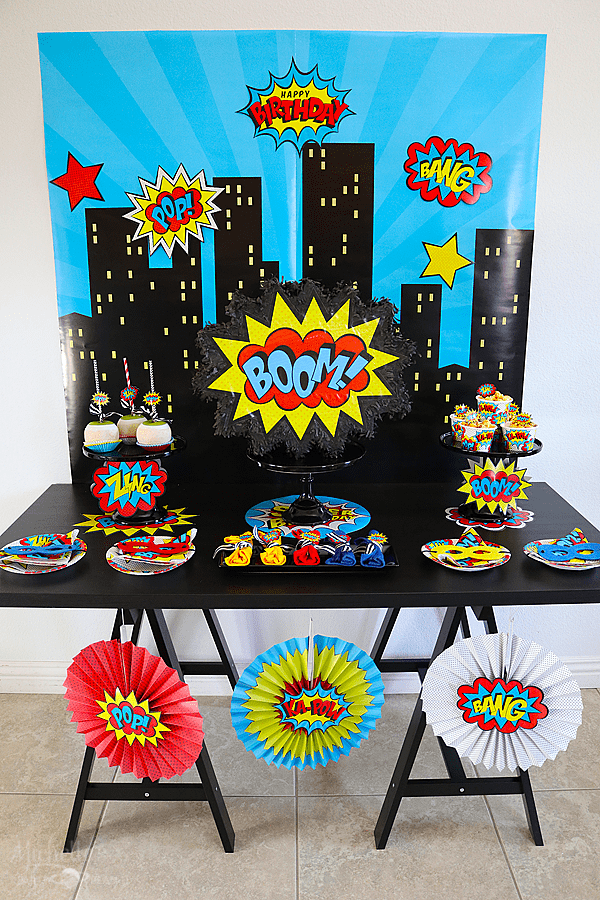 Diy Superhero Birthday Party Ideas Online Www pinnaxis