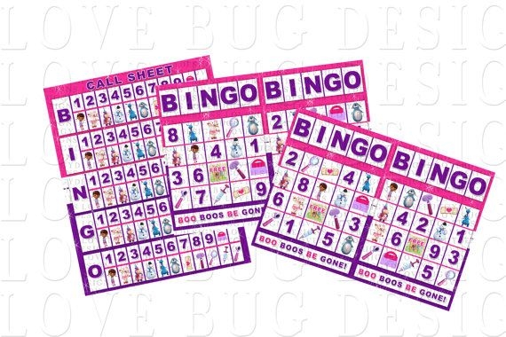 free printable doc mcstuffins bingo game