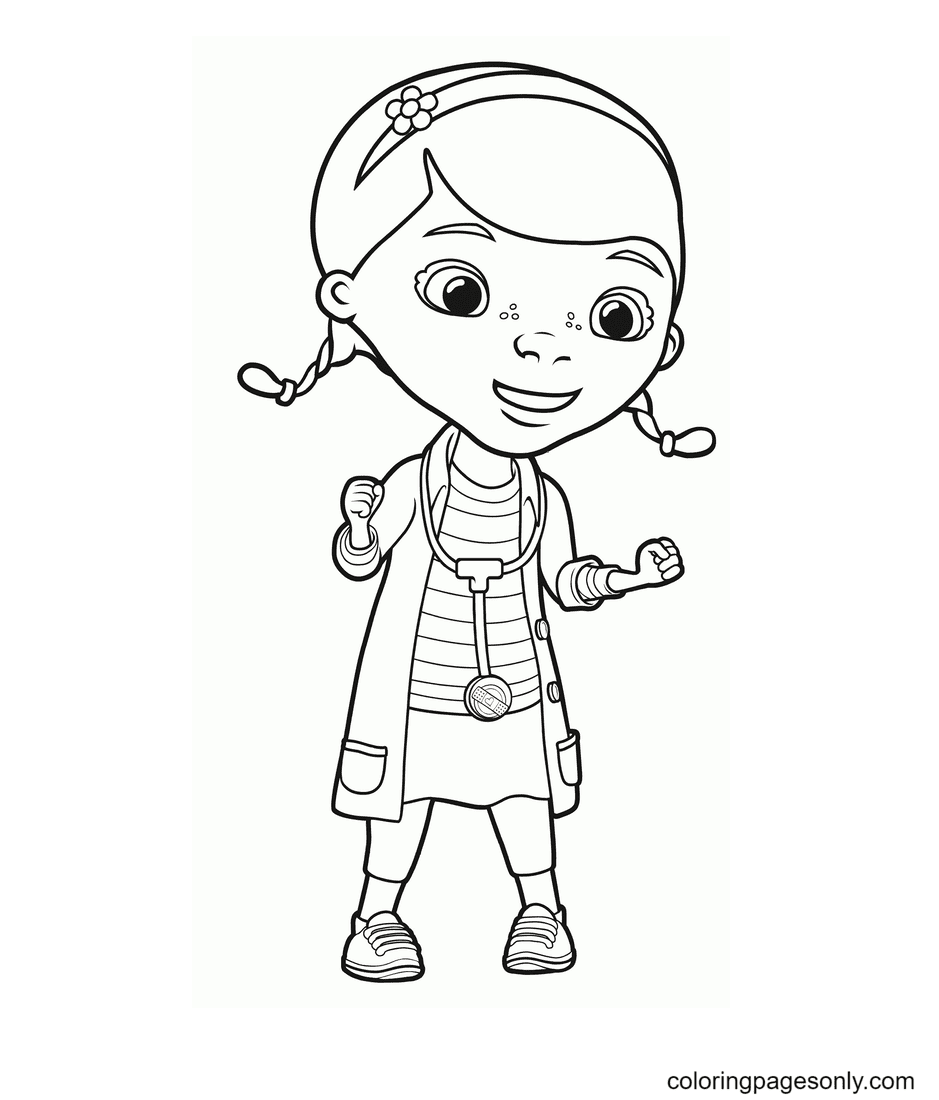 Doc McStuffins Free Printable Coloring Page Free Printable Coloring Pages