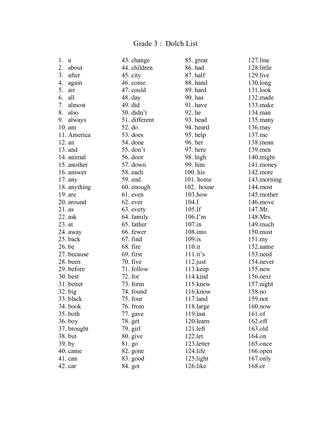 free printable dolch sight words games