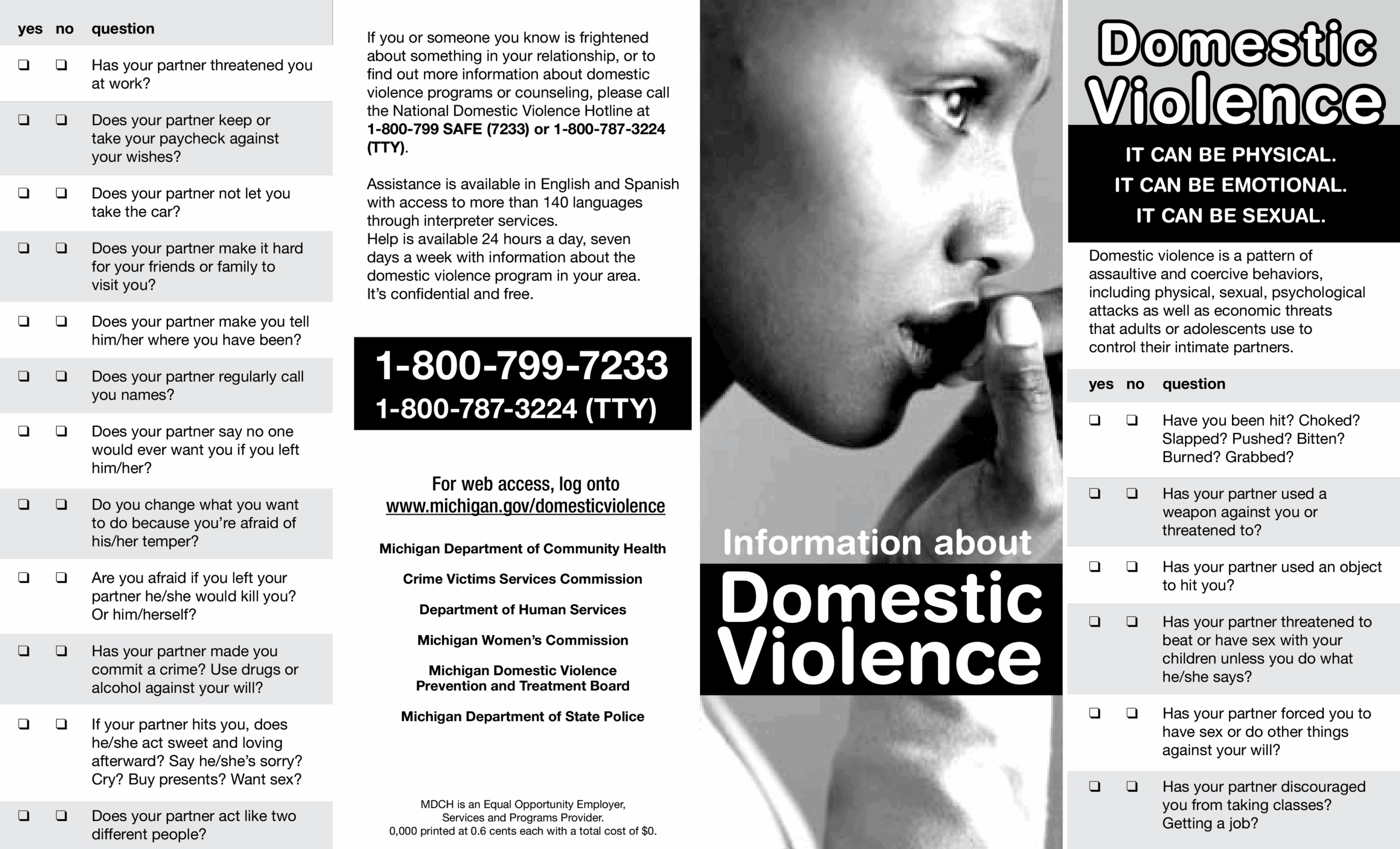 Domestic Abuse Safety Plan Template