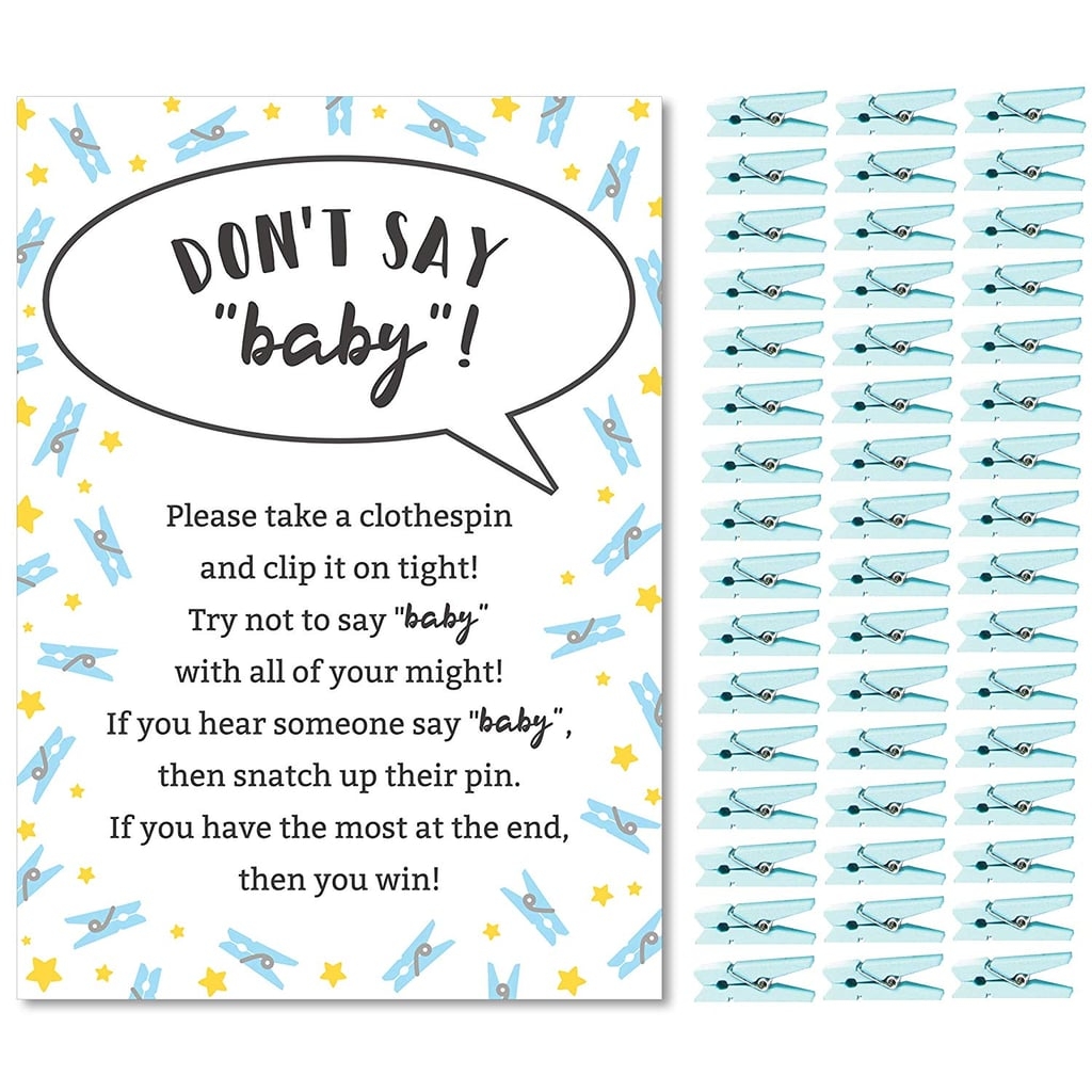 free printable don't say baby game 8x10