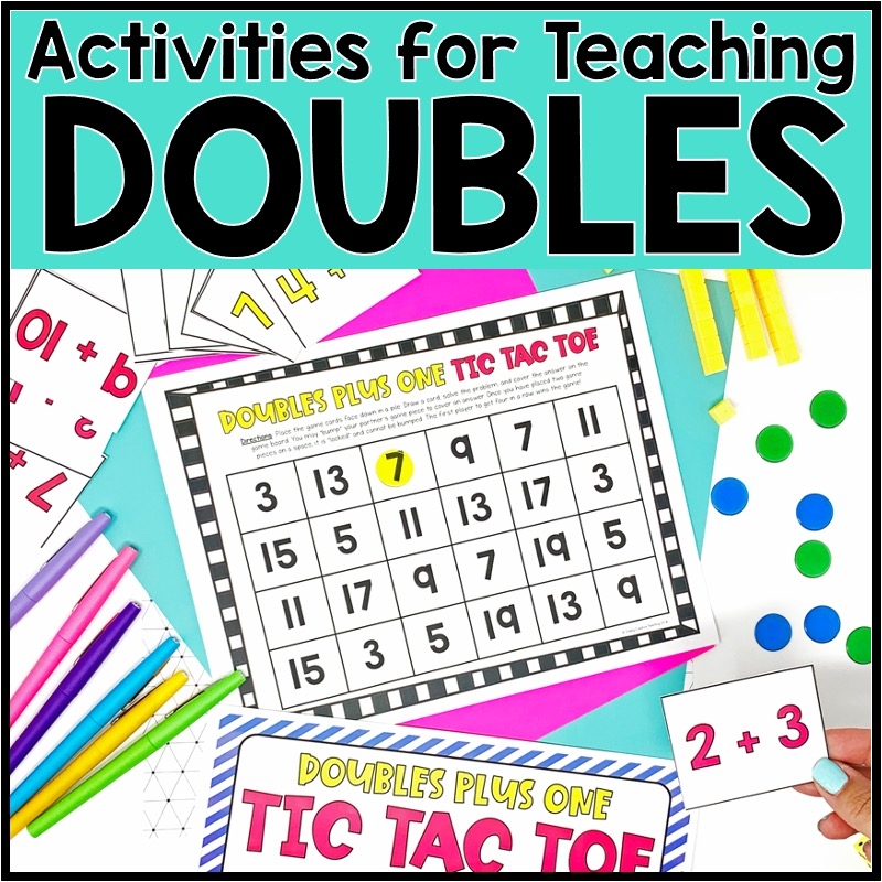 Doubles Facts And Doubles Plus One Games Activities Simply Creative 
