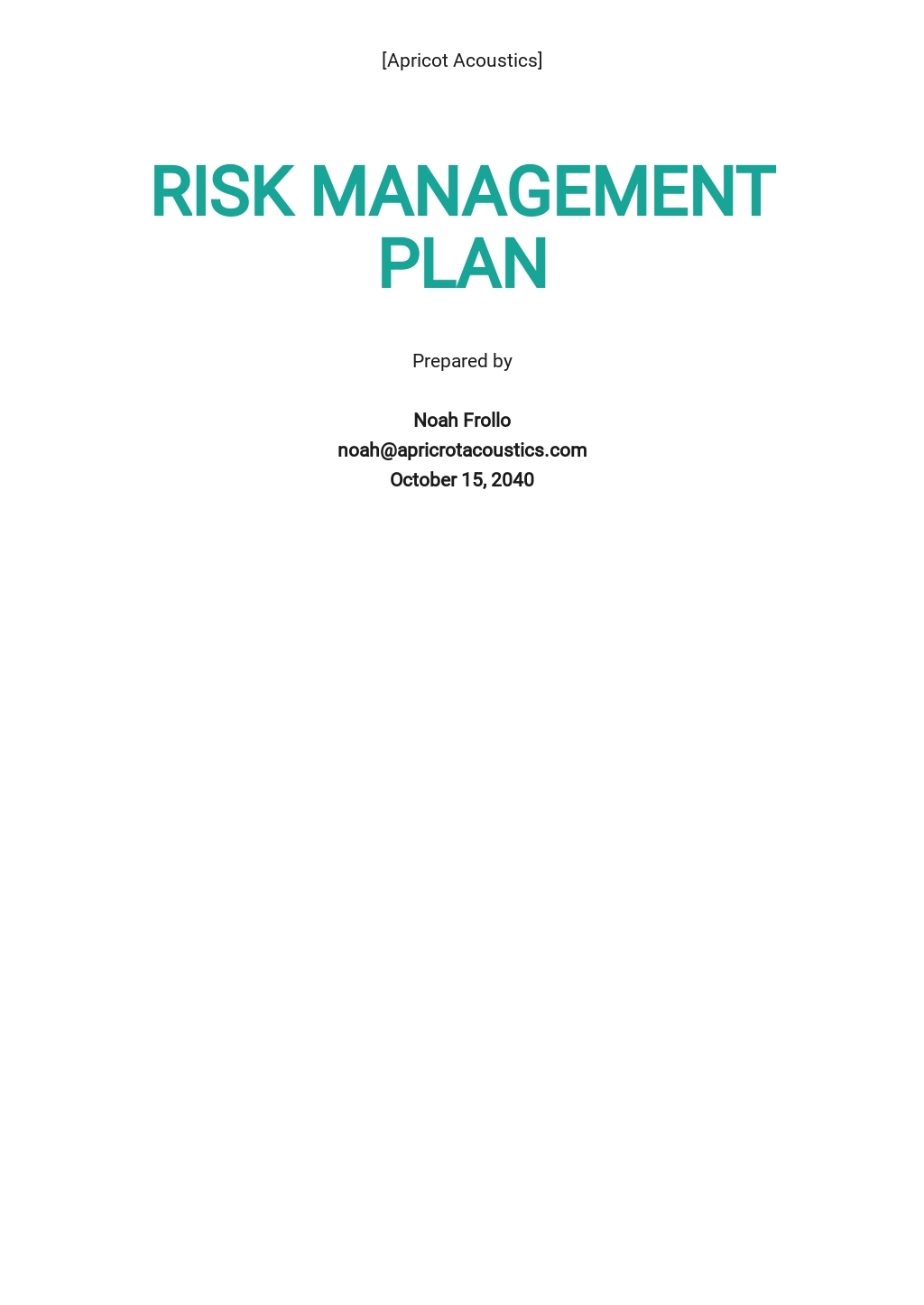 Download 30 Project Management Plan Templates Microsoft Word DOC