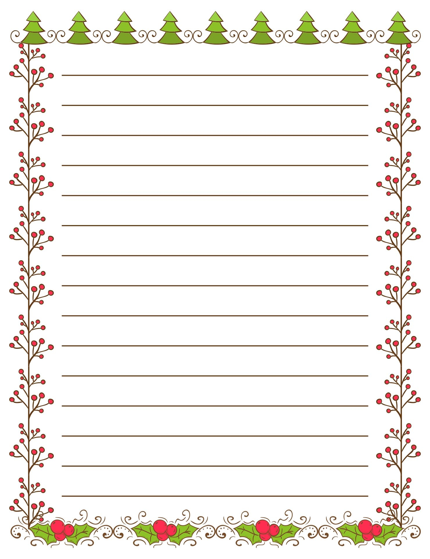 free printable christmas paper designs