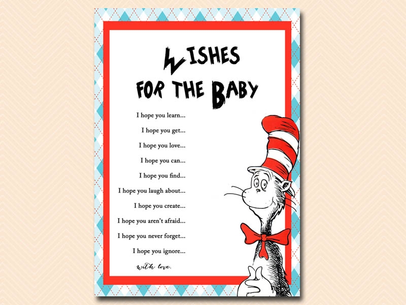 Dr Seuss Baby Shower Games Magical Printable