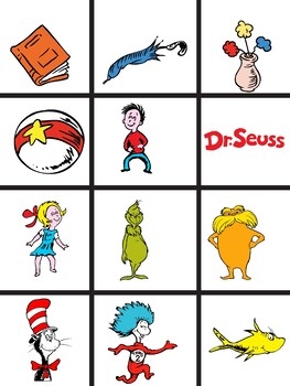 Dr Seuss Matching Game By Teach Like A Princess TpT