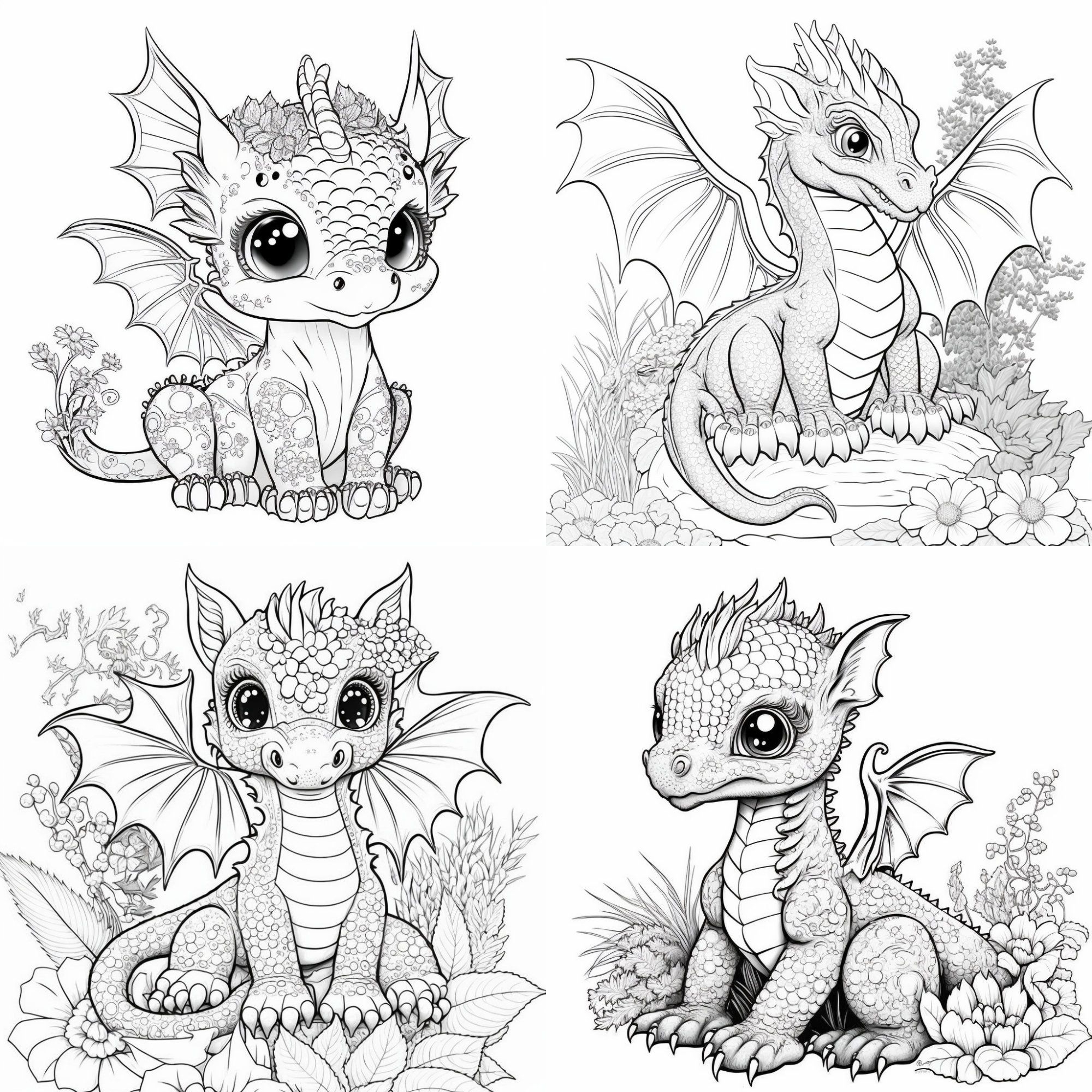 dragon pictures printable