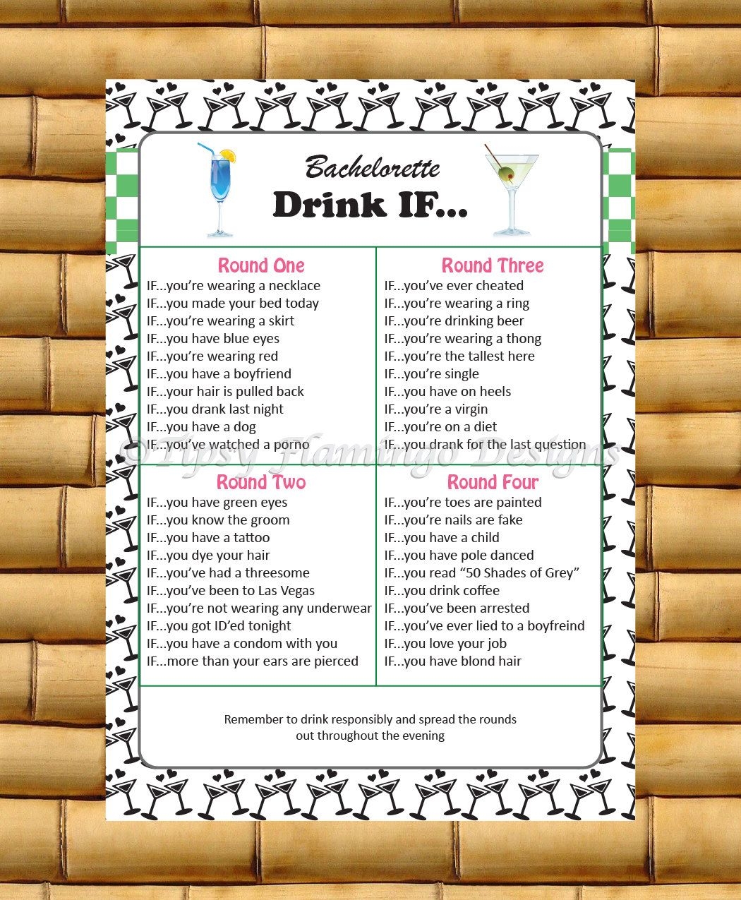 Drink If Game Free Printable Printable Word Searches