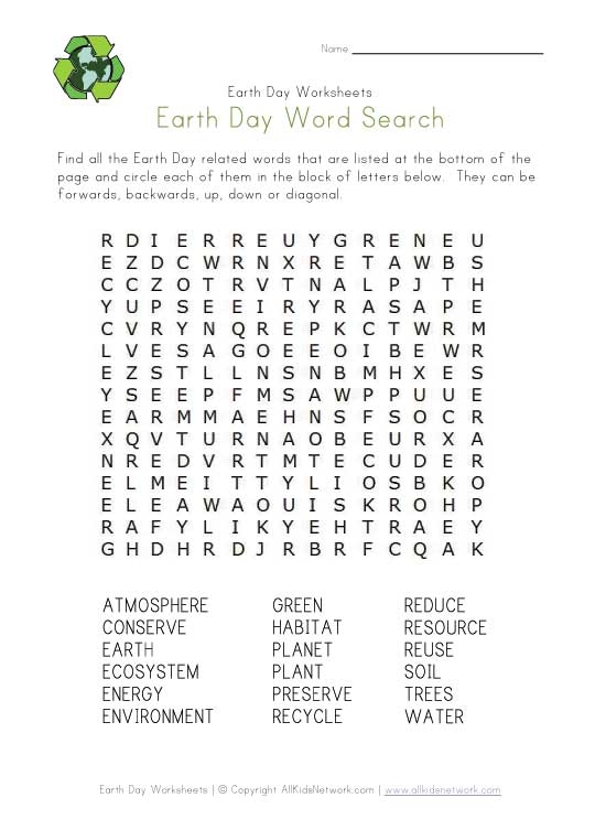 Earth Day Activities For Kids And Free Printables About A Mom