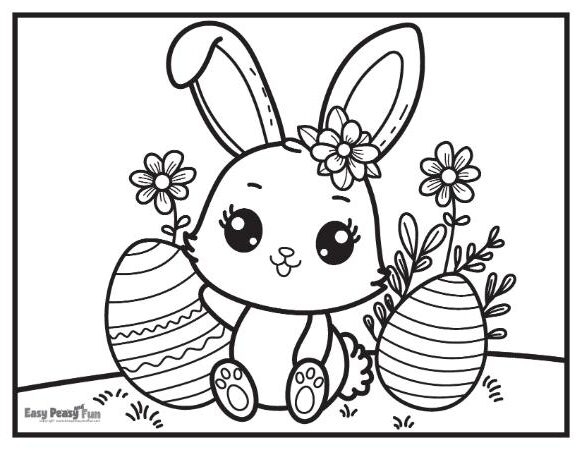 easter bunny pictures printable
