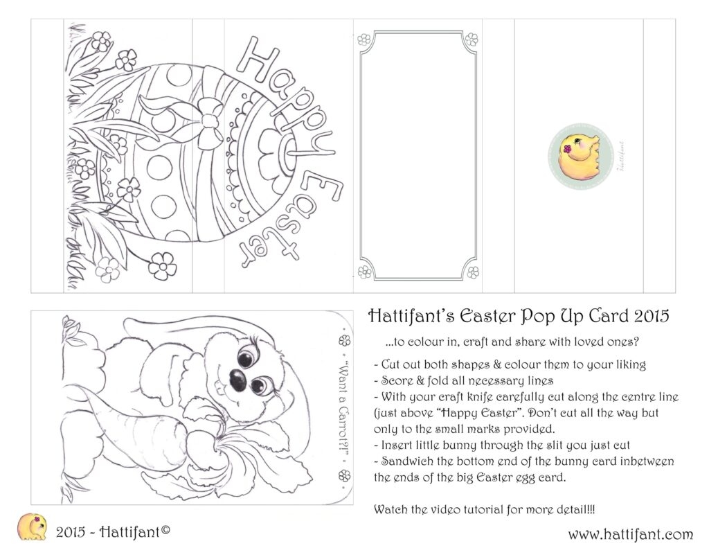 Easter Card Templates Free Printable Fillable Form 2023