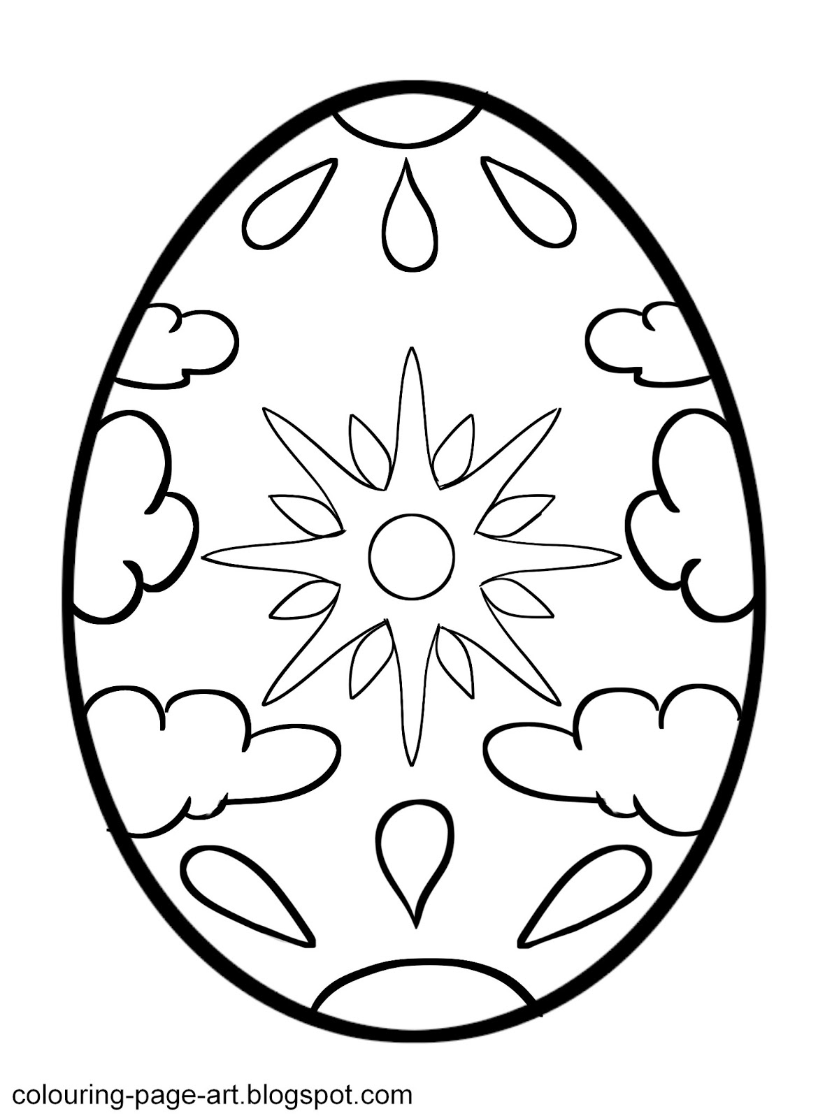 easter egg designs printable