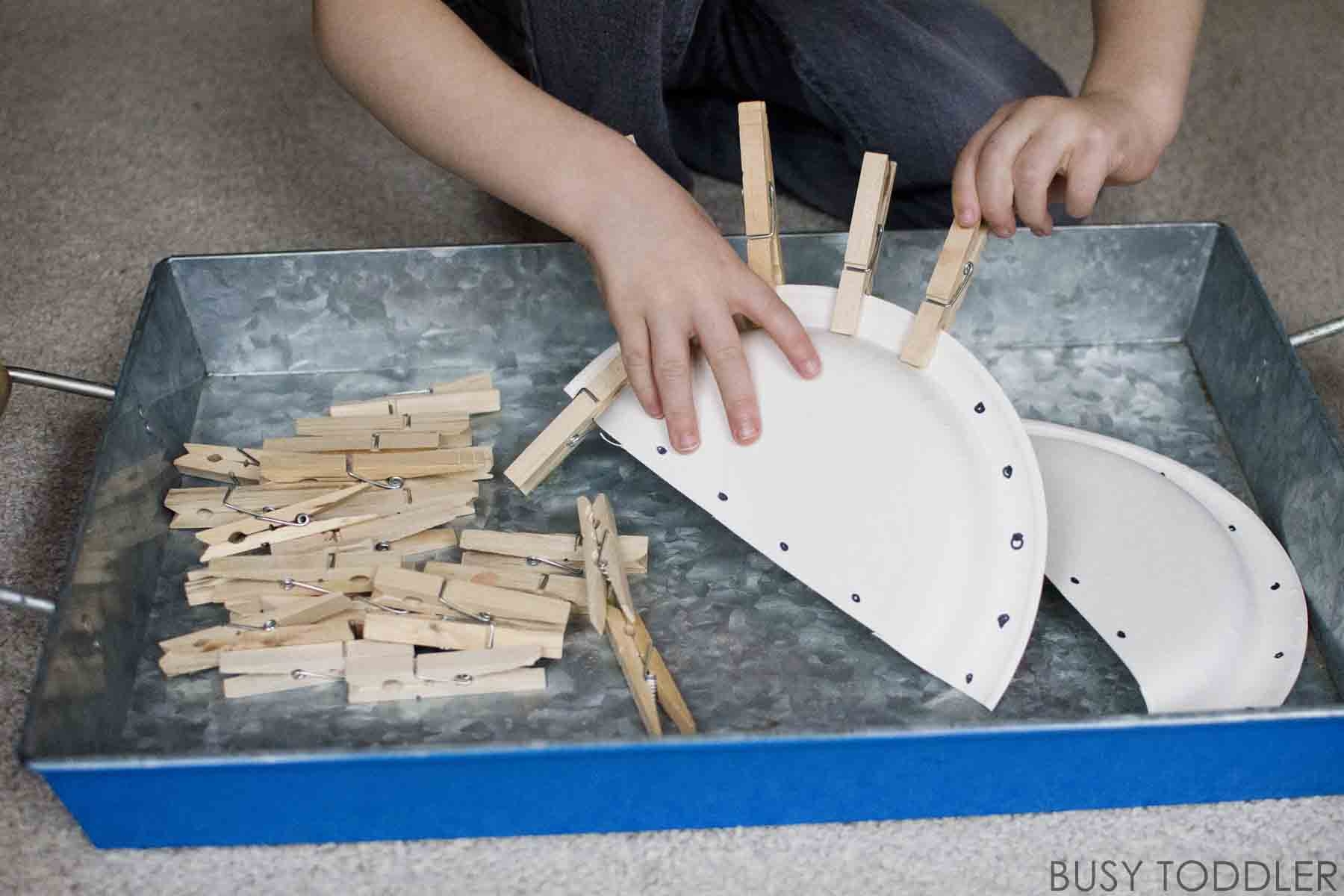 Easy Clothes Pin Activity Busy Toddler