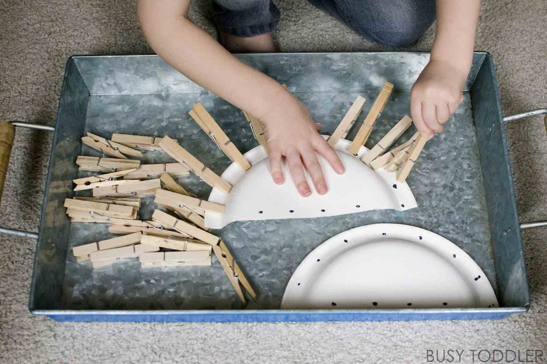 Easy Clothes Pin Activity Busy Toddler