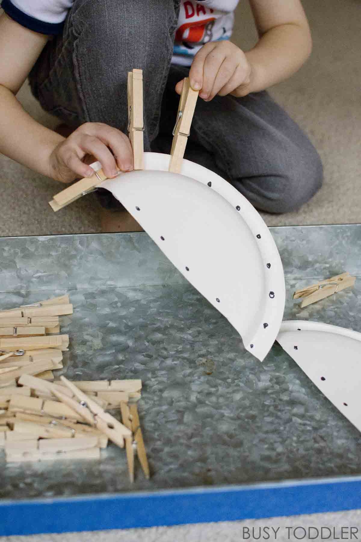 Easy Clothes Pin Activity Busy Toddler