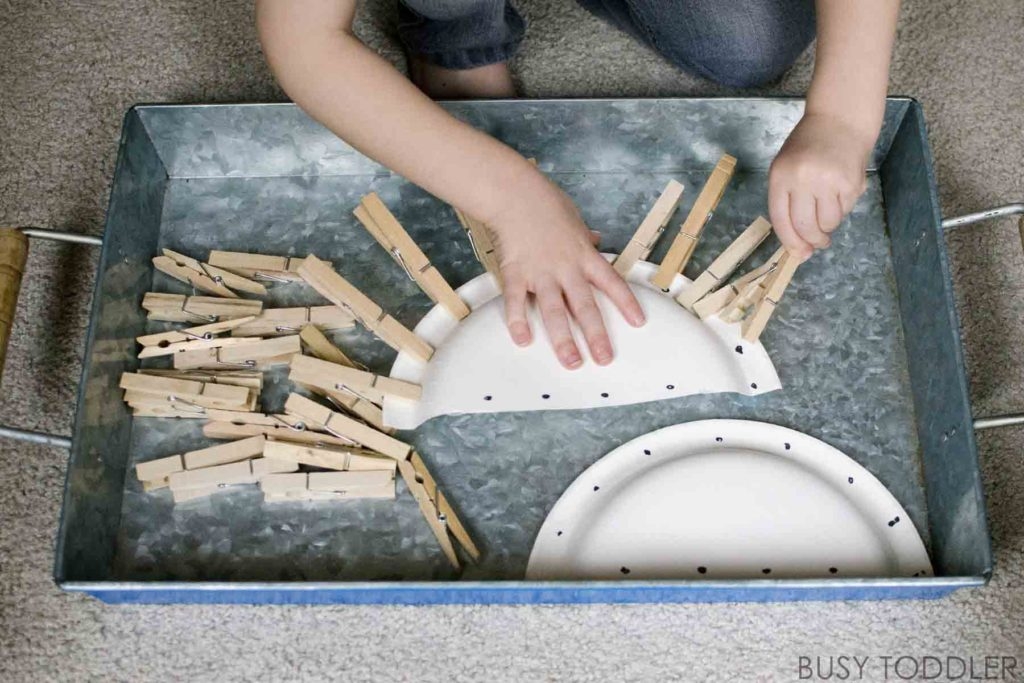 prek printables clothes pin activity