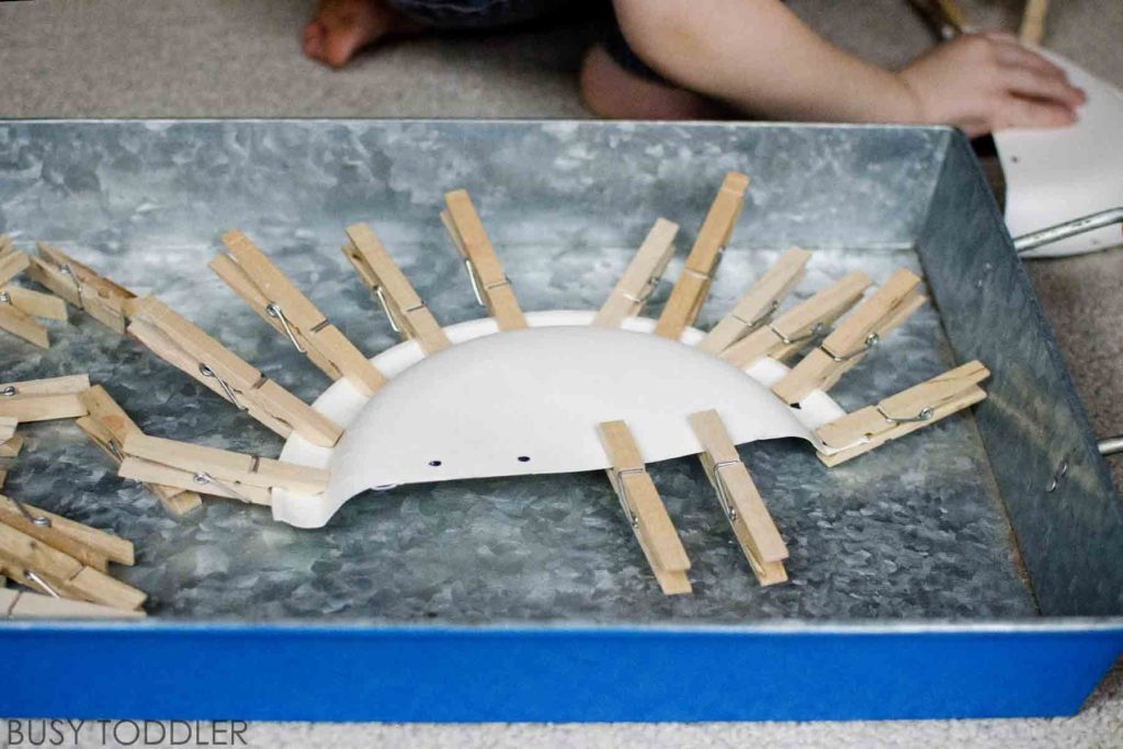 Easy Clothes Pin Activity Busy Toddler