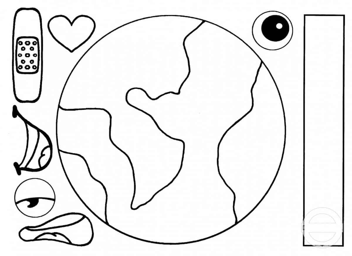 Easy Educational Earth Day Activity Happy Earth Sad Earth Printable 