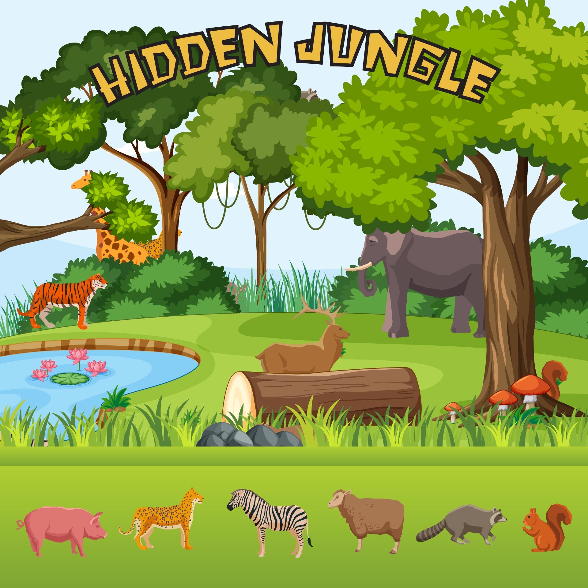 Easy Hidden Pictures Highlights 10 Free PDF Printables Printablee