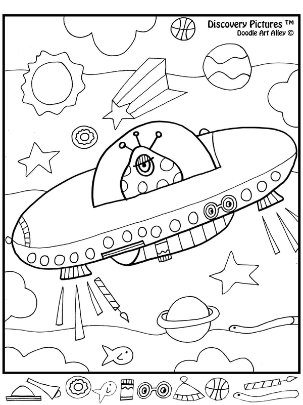 hidden pictures printable easy