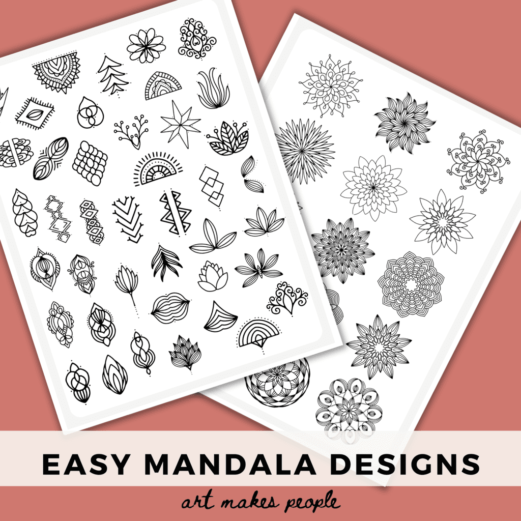 Easy Mandala Designs To Doodle Plus A Free Download Art Makes People