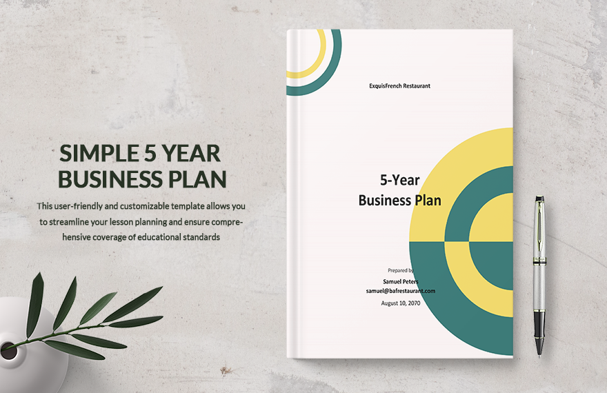 Editable 5 Year Plan Templates In Word To Download