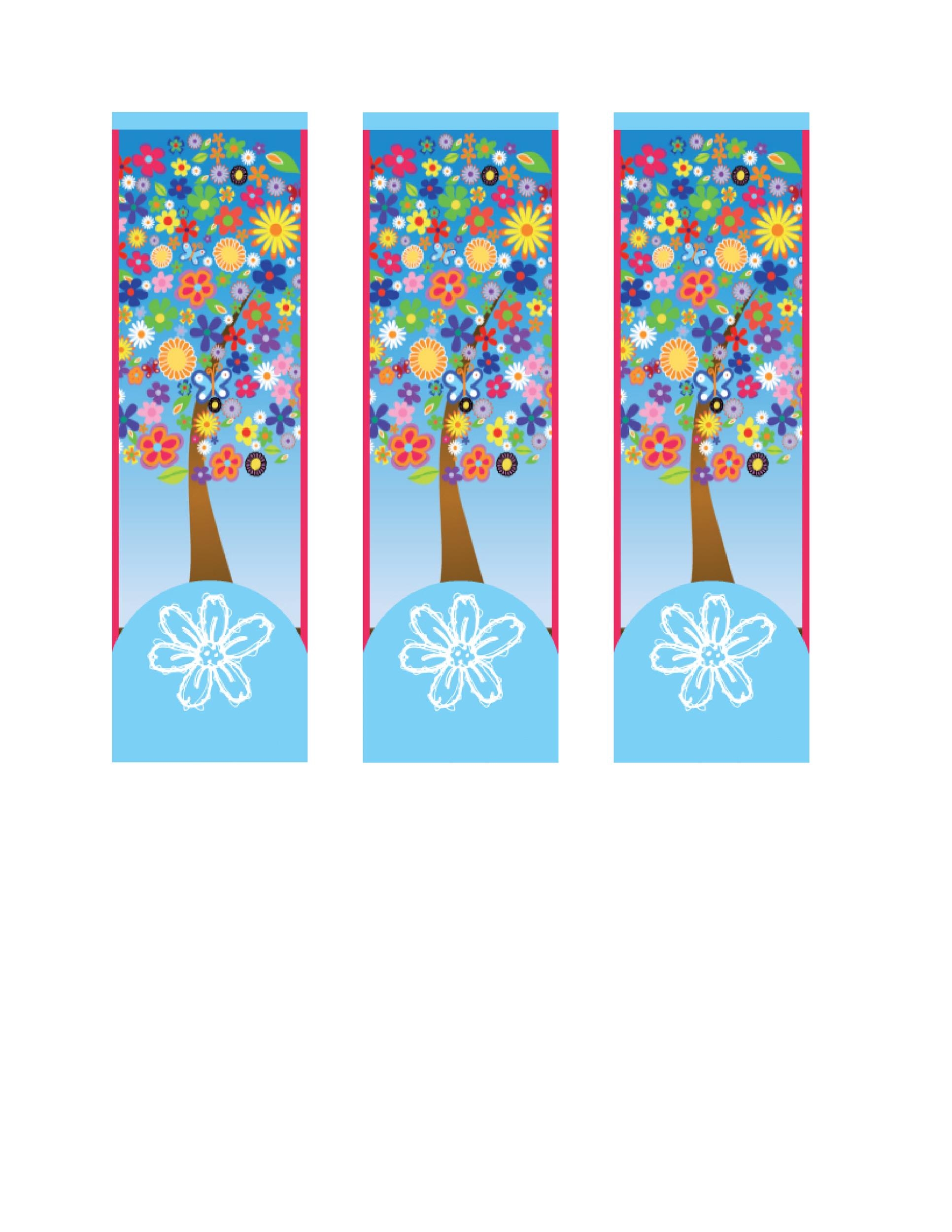 Editable Bookmark Template