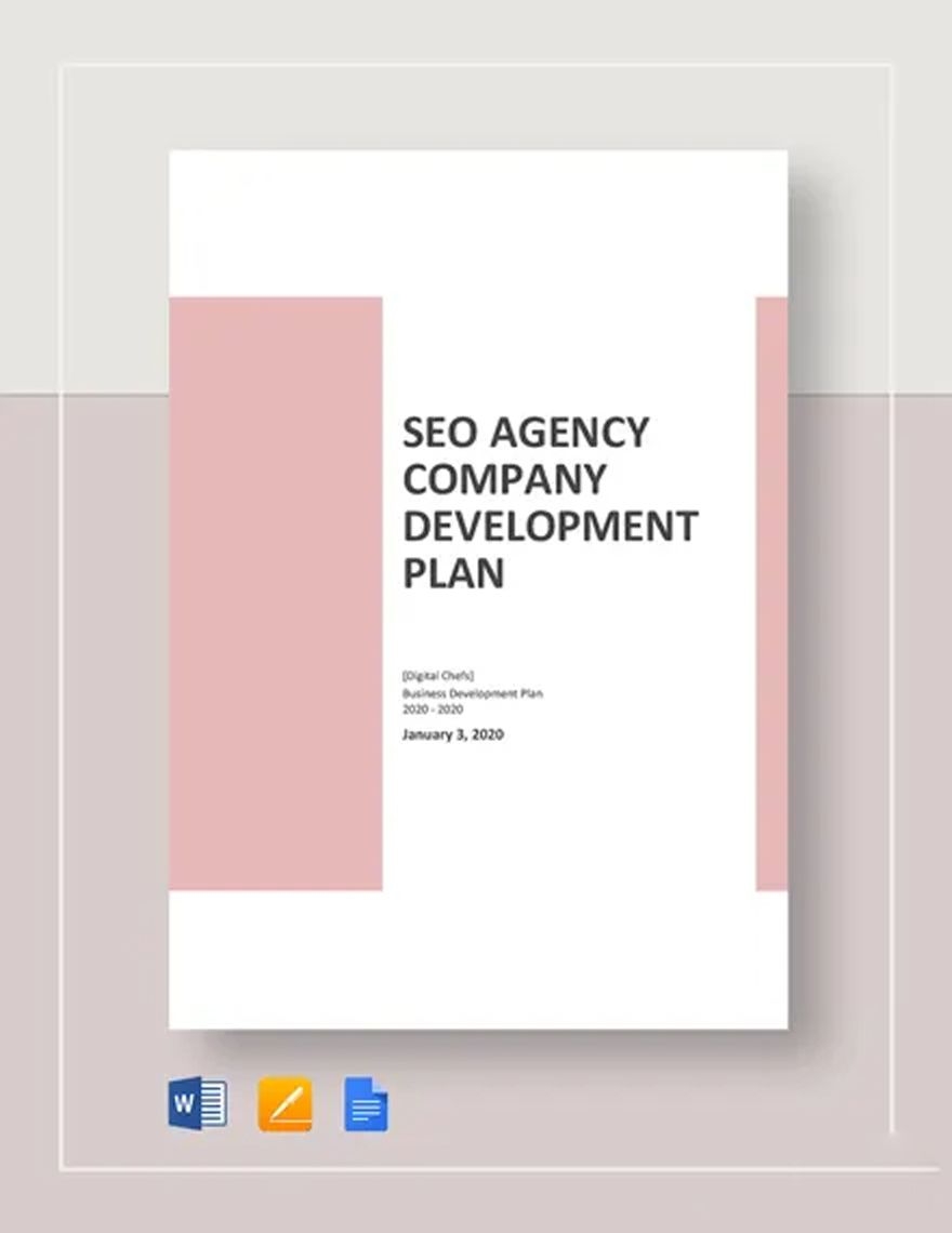 Editable Development Plan Templates In Word To Download