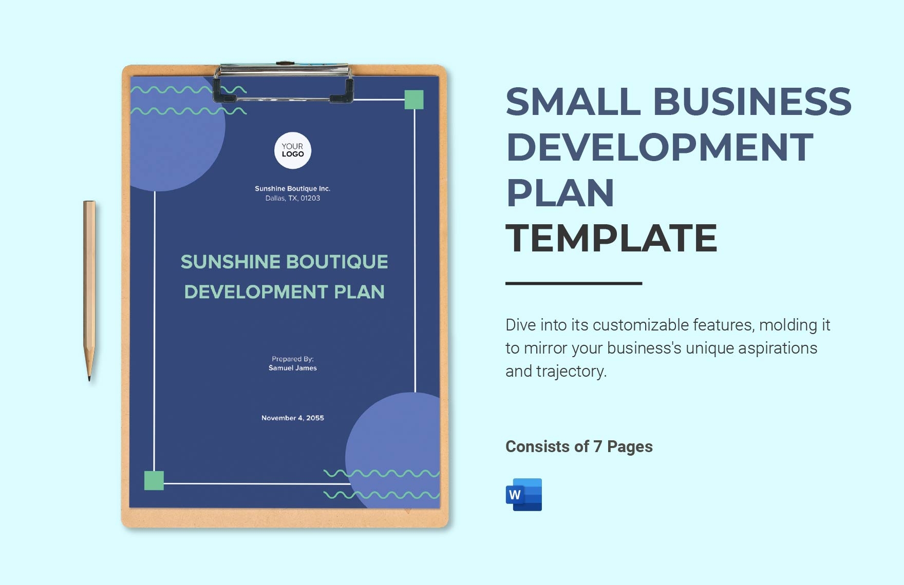 Editable Development Plan Templates In Word To Download