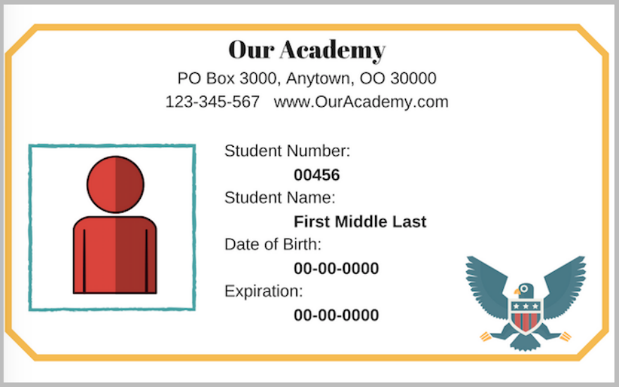 editable free printable id cards templates