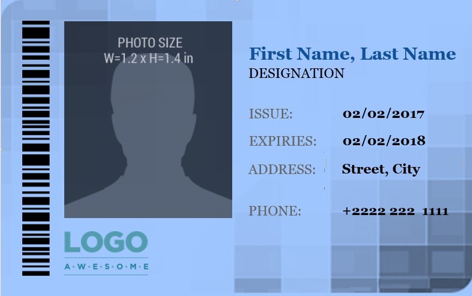 Editable Free Printable Id Cards Templates Free Printable Templates