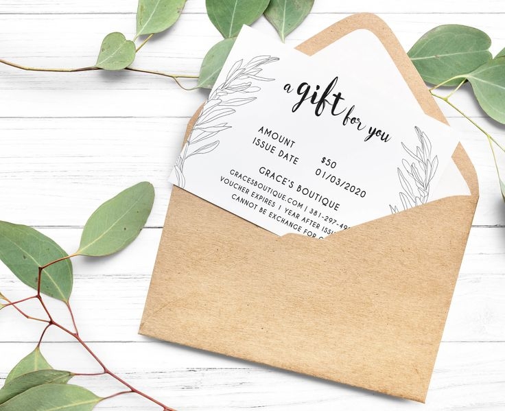 printable gift cards template
